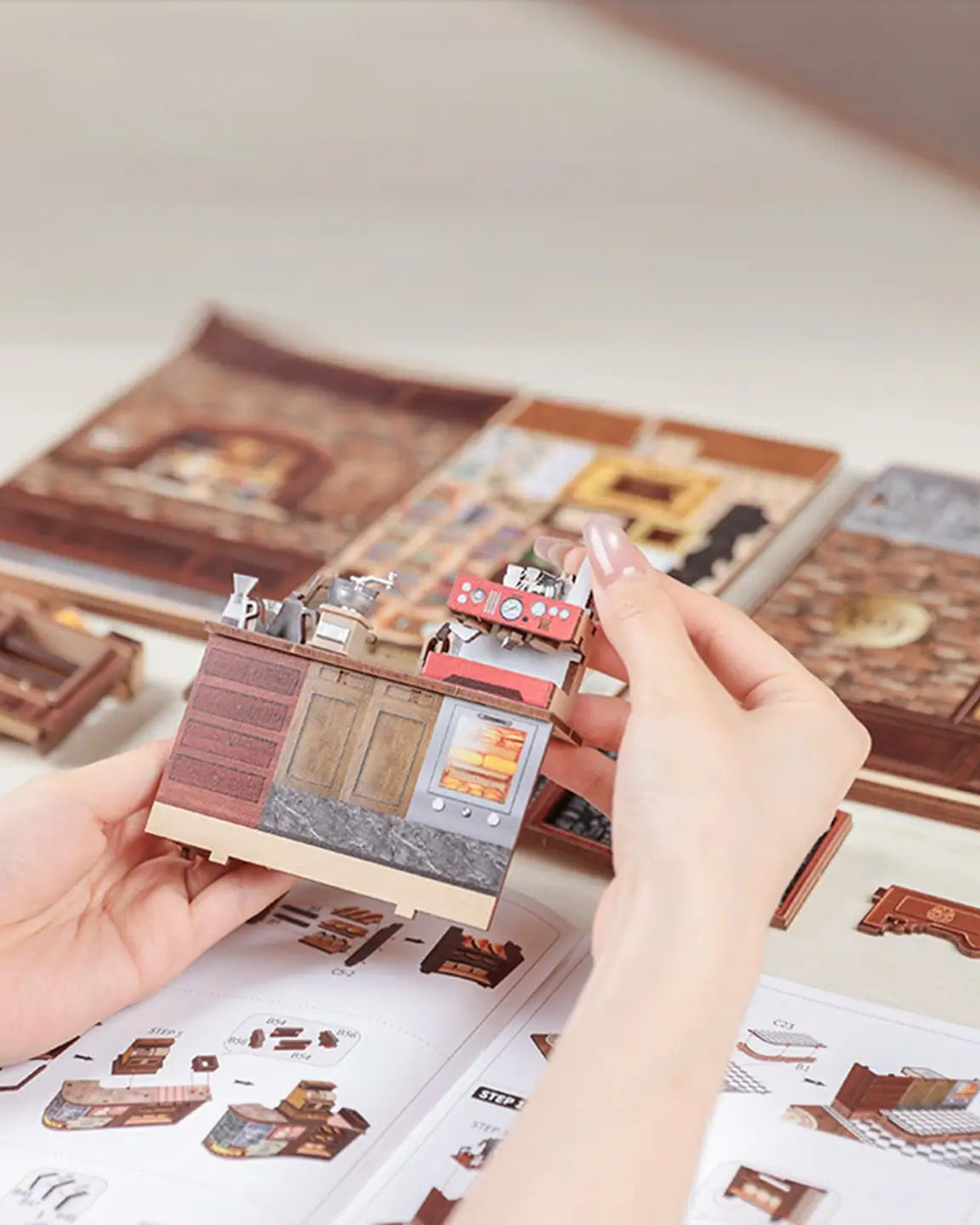 DIY Book Nook Kit – Corner Coffee Shop