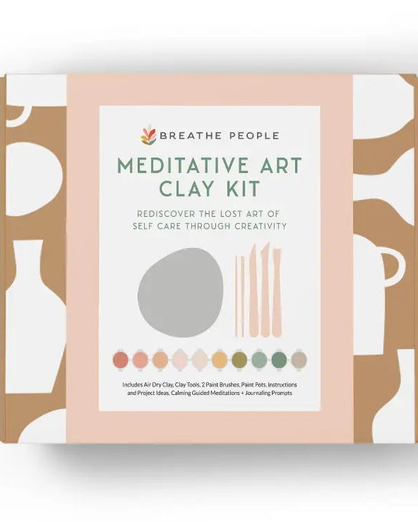 Meditative Art Clay Kit + Self-Care Meditations
