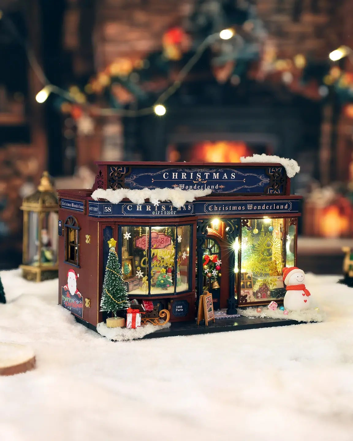 DIY Miniature House Kit – “Christmas Wonderland Shoppe”