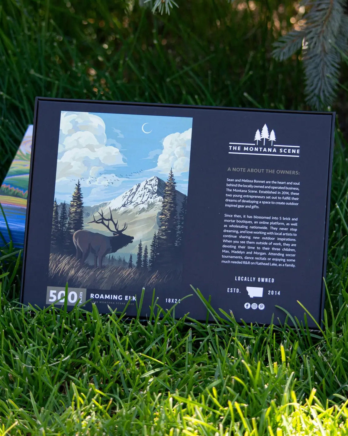 Roaming Elk Puzzle - 500 Piece Puzzle