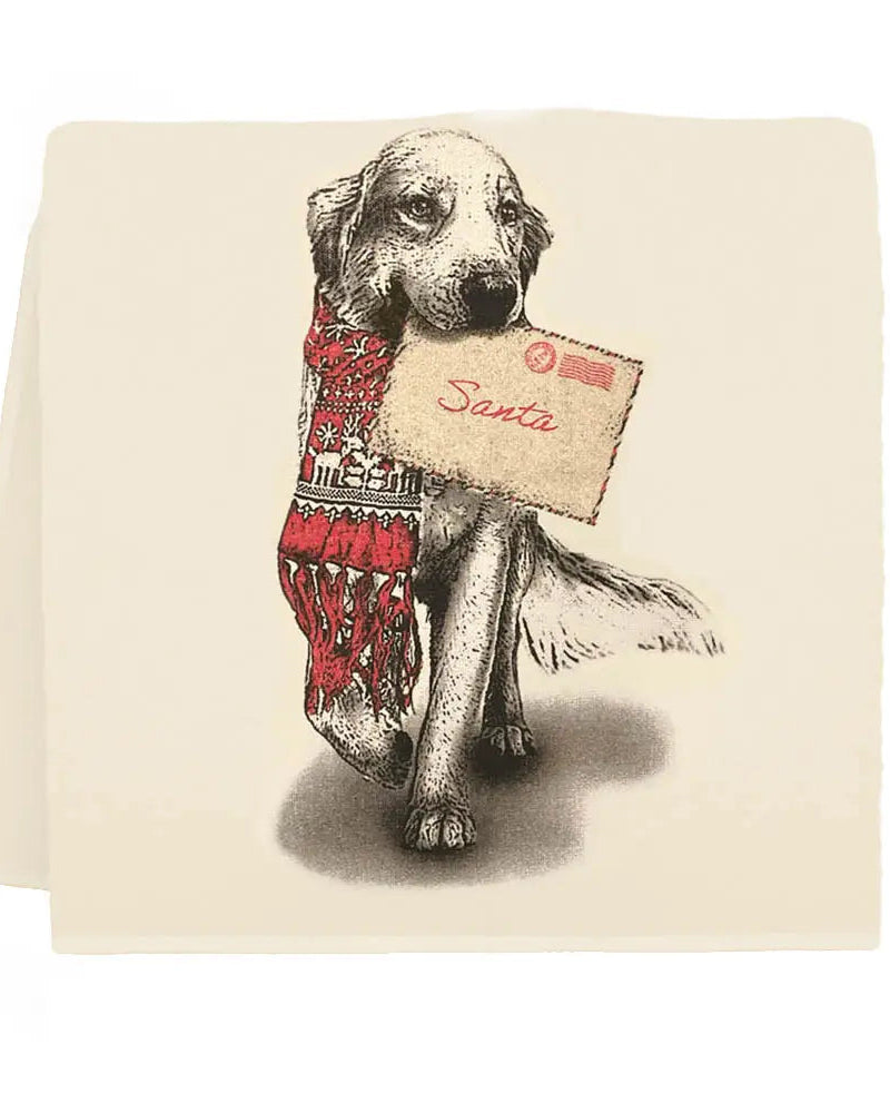 "Finnigan Frost" Letter to Santa Tea Towel