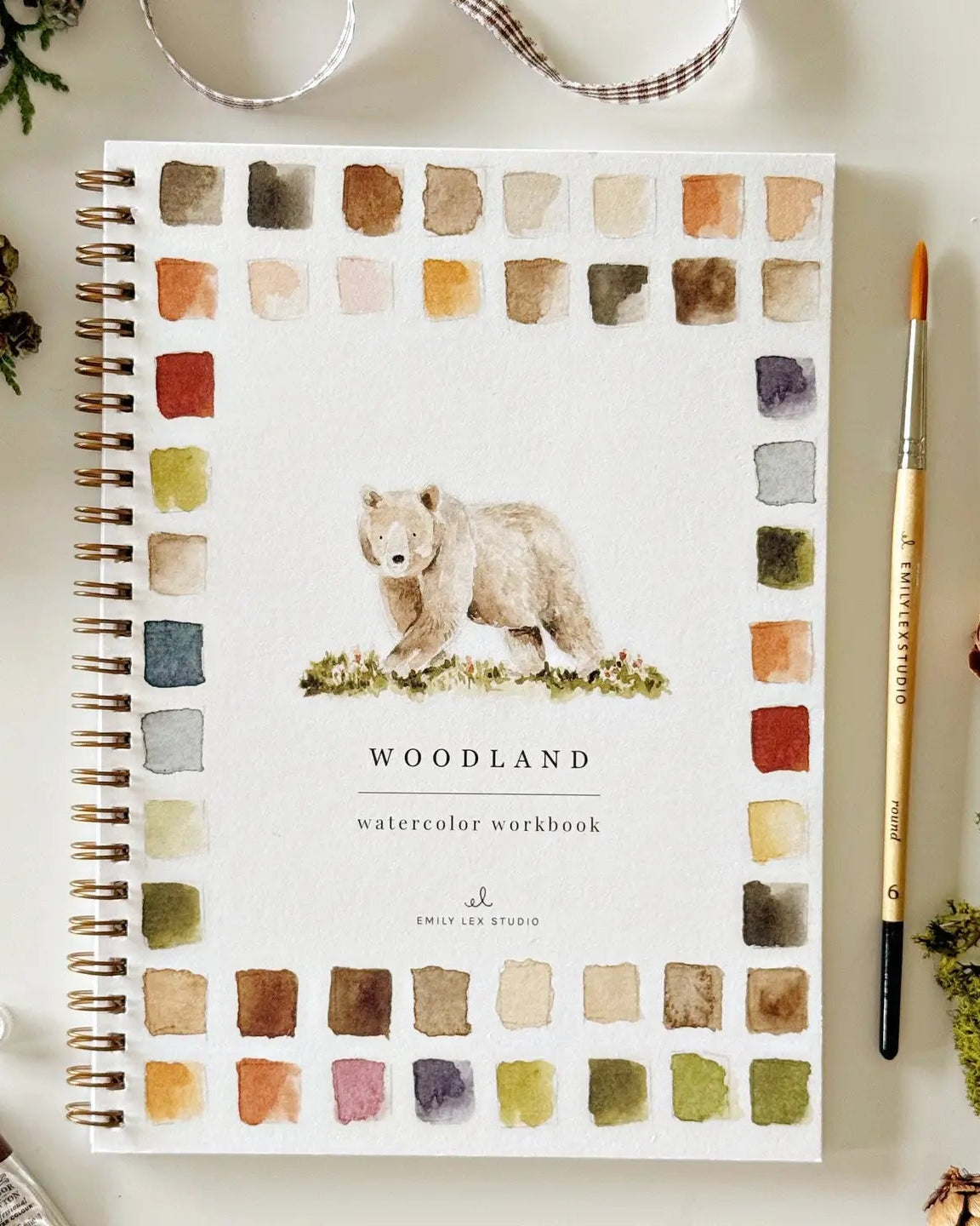 Woodland Watercolor Workbook