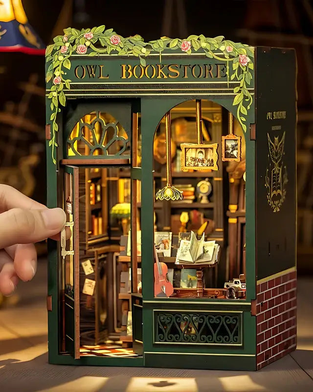 DIY Book Nook Kit – Owl Bookstore