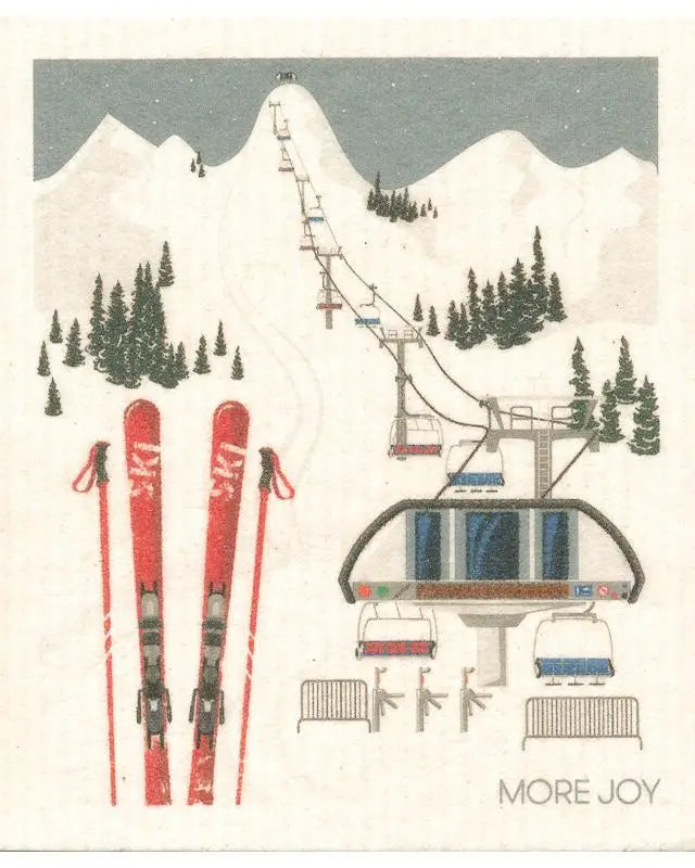 “Nordic Winter Tales” – Set of 2 Swedish Dishcloths