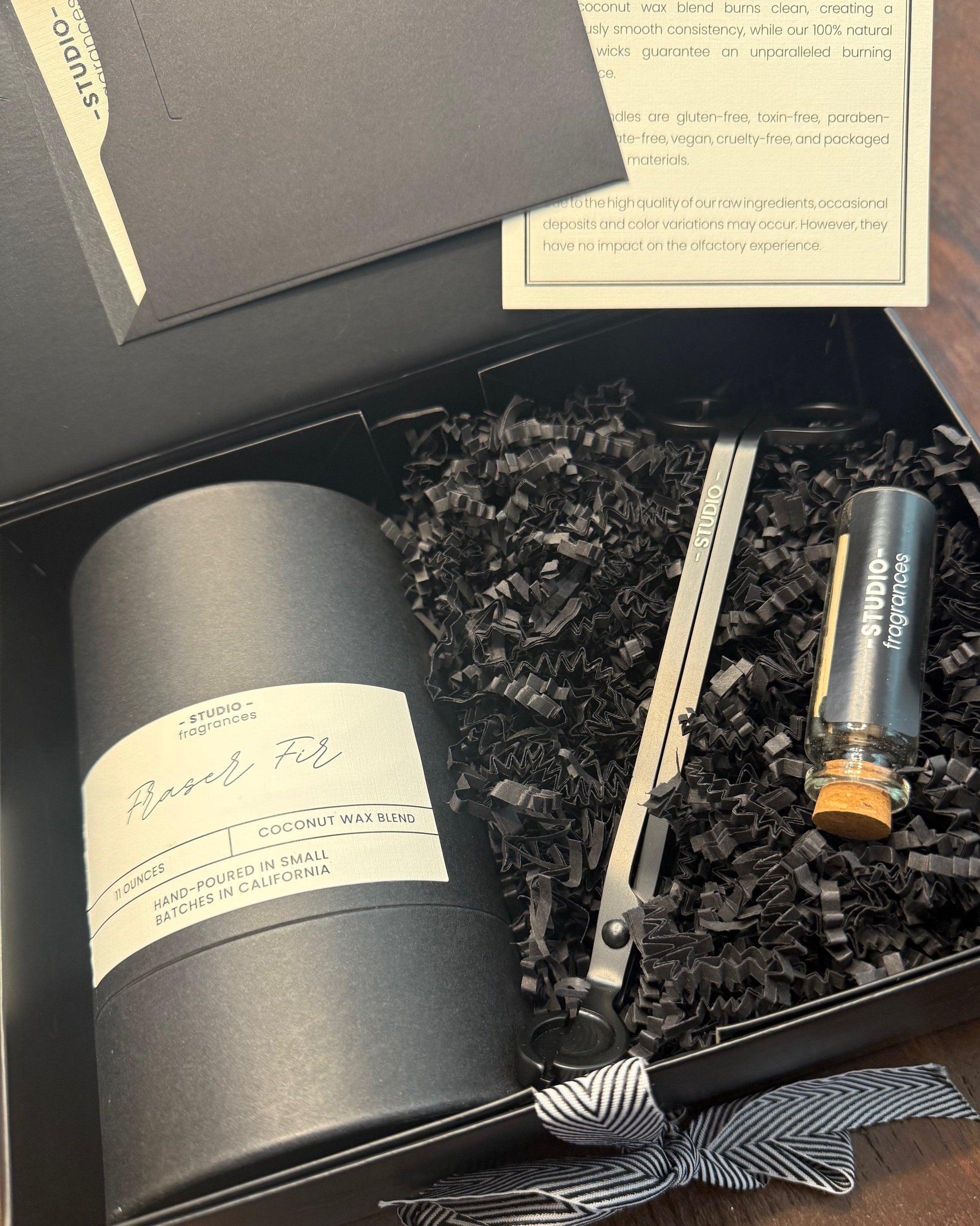 Fraser Fir Candle Gift Box – Hand-Poured in Italian Glass