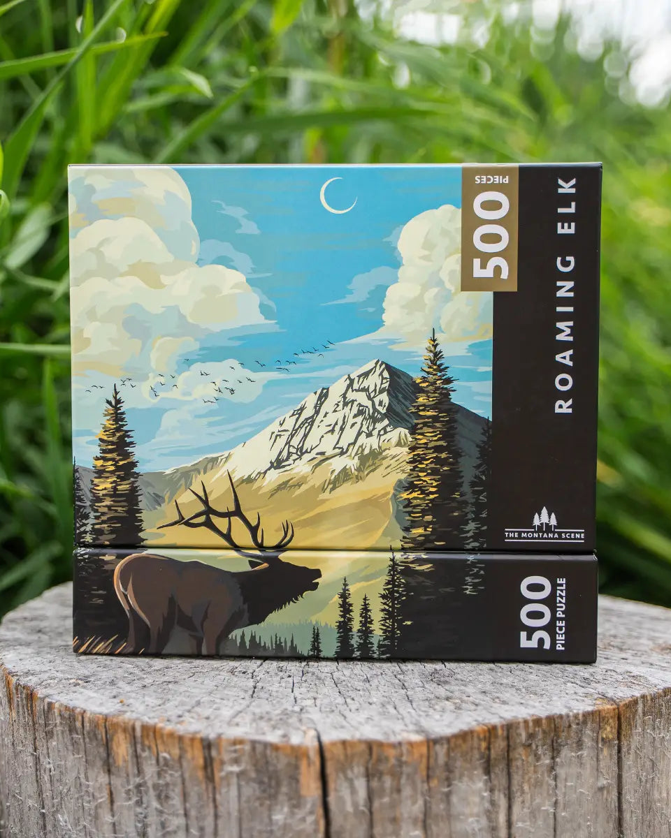 Roaming Elk Puzzle - 500 Piece Puzzle