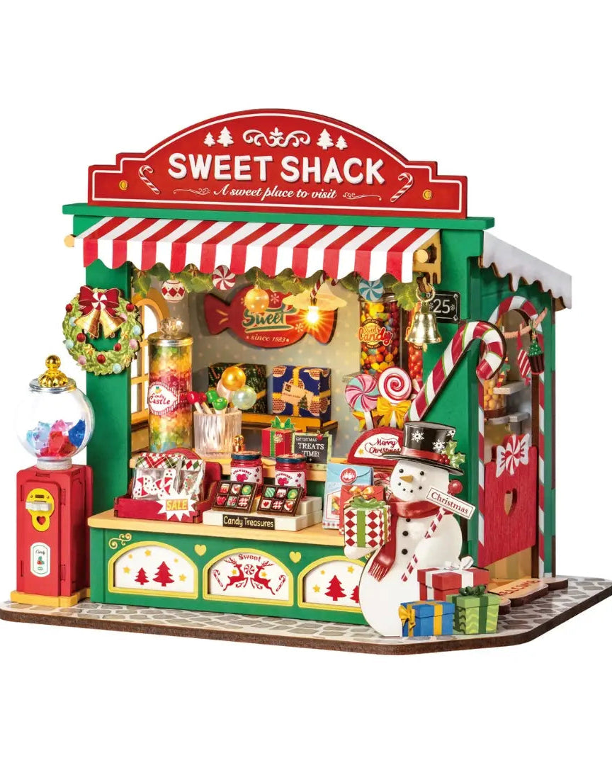 DIY Miniature House Kit – Christmas Candy Stand