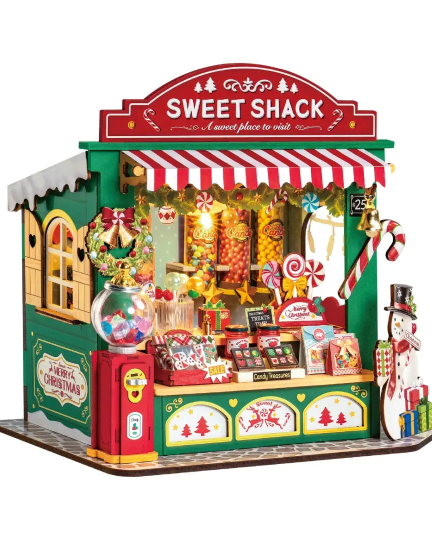 DIY Miniature House Kit – Christmas Candy Stand