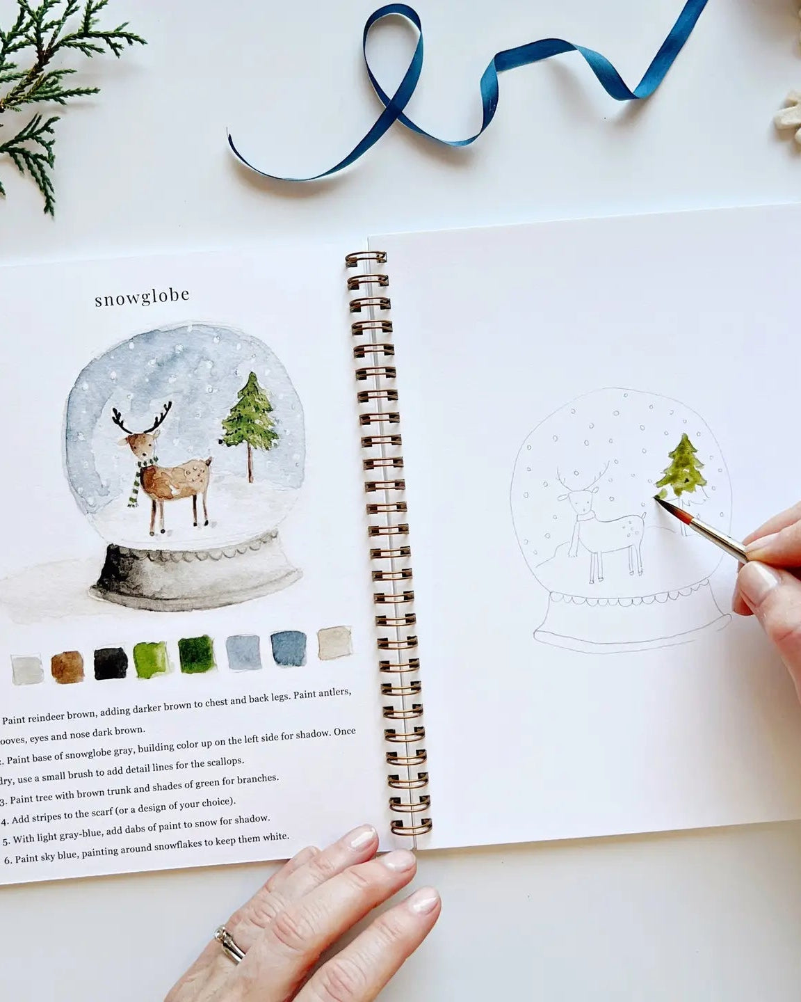 Winter Watercolor Workbook