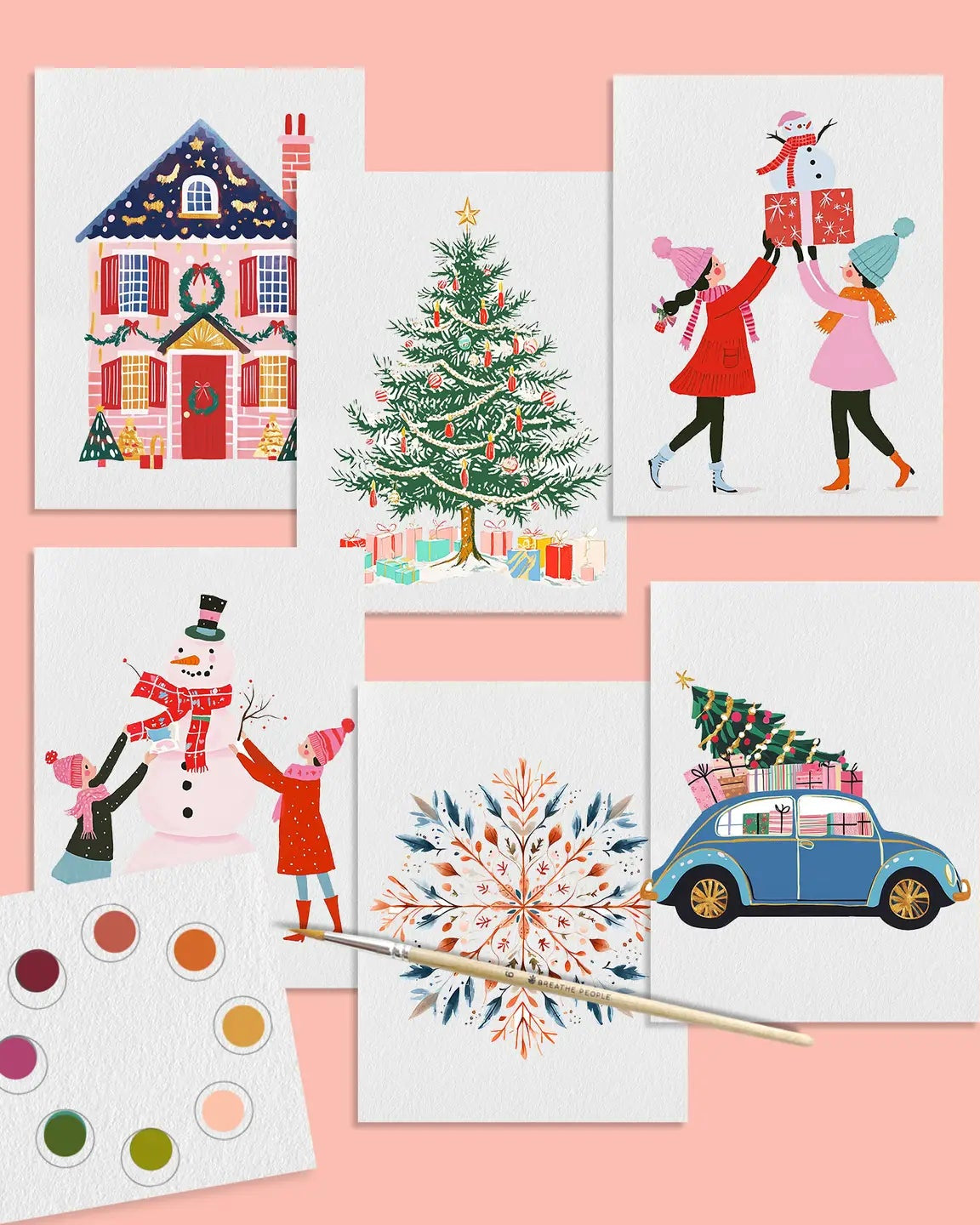 All-in-One Watercolor Mini Prints + Postcards