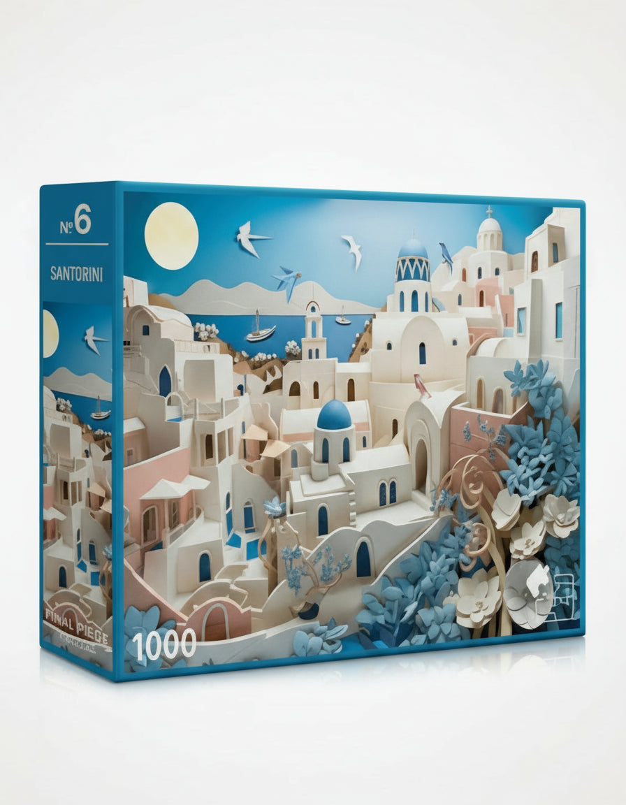 Santorini – 1000 - Piece Art Puzzle