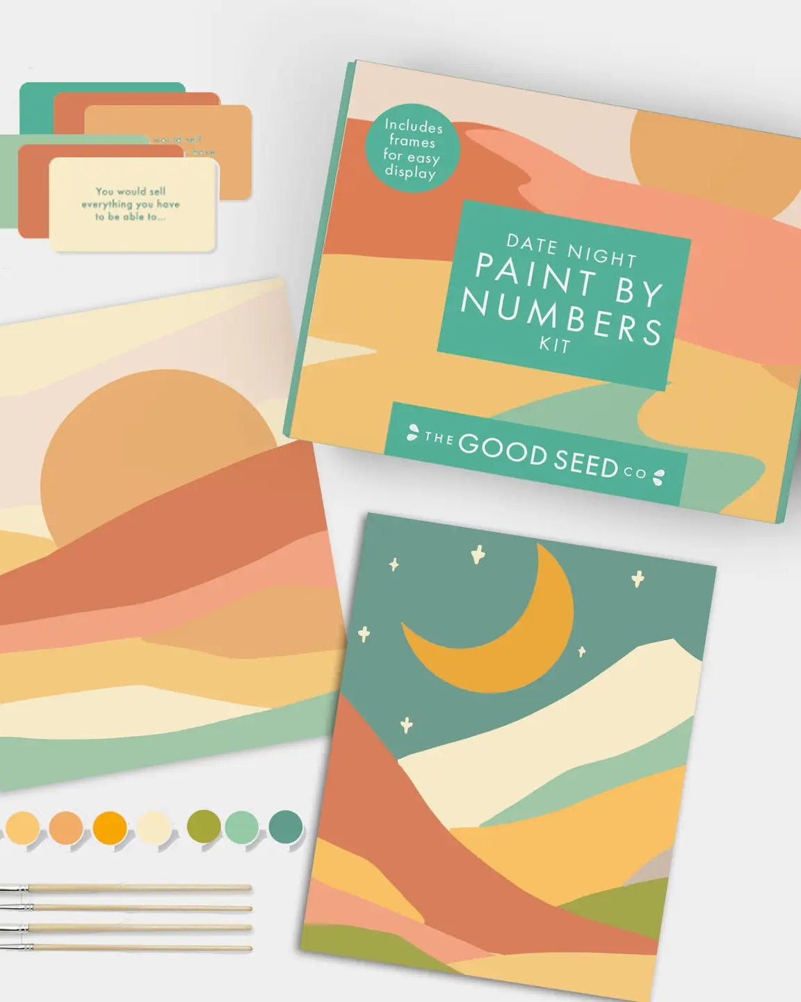 Moonlit Muse – Deluxe Date Night Paint By Number Kit