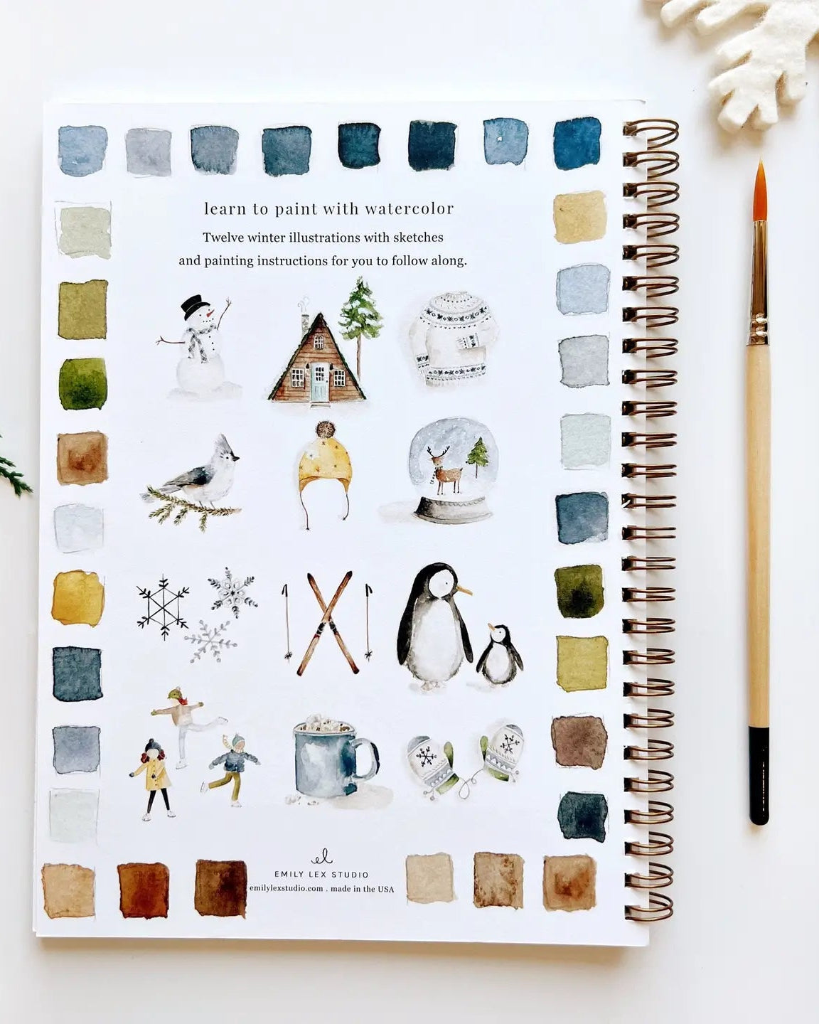 Winter Watercolor Workbook