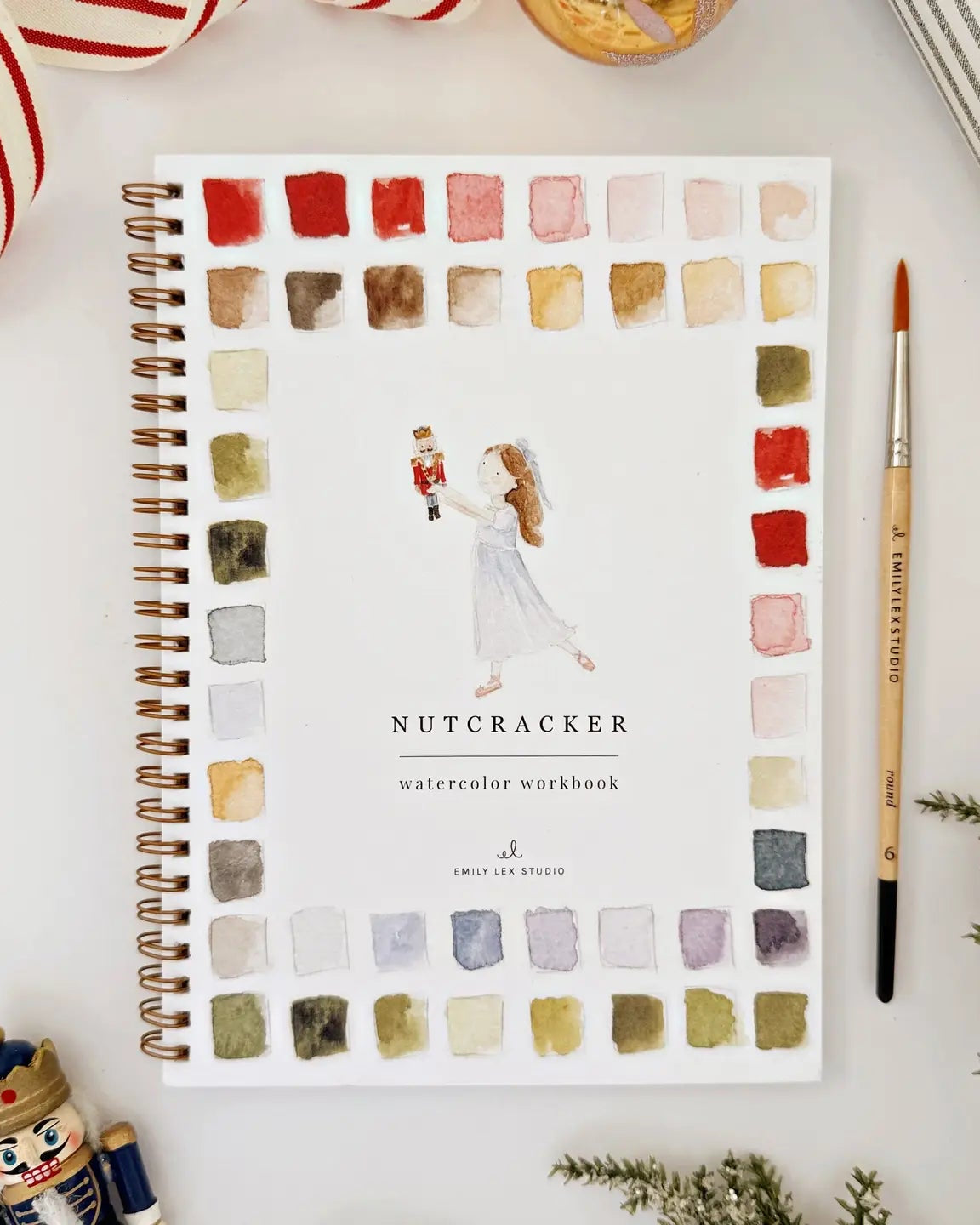 Nutcracker Watercolor Workbook