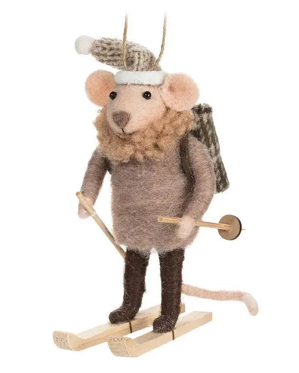 Alpine Trail Mouse Ornament