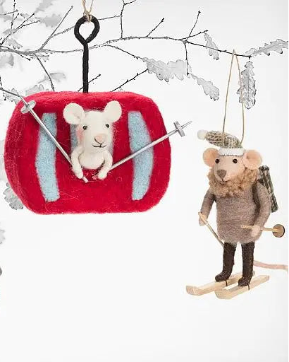 Alpine Trail Mouse Ornament