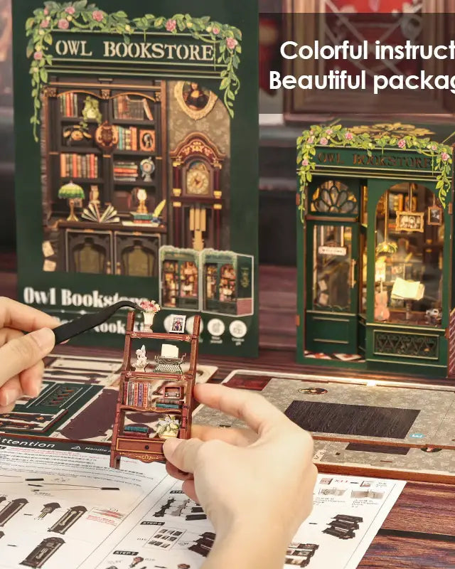 DIY Book Nook Kit – Owl Bookstore