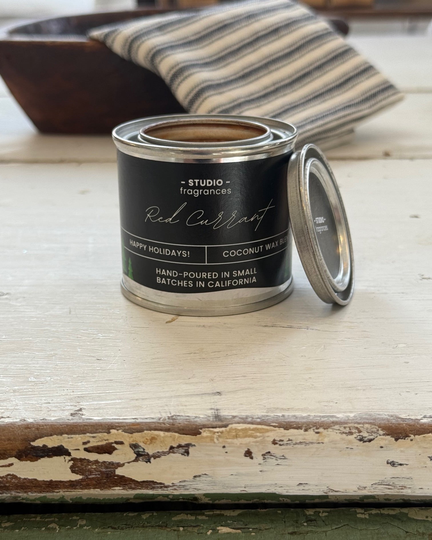 Studio Fragrance Mini Tin Candle – Red Currant