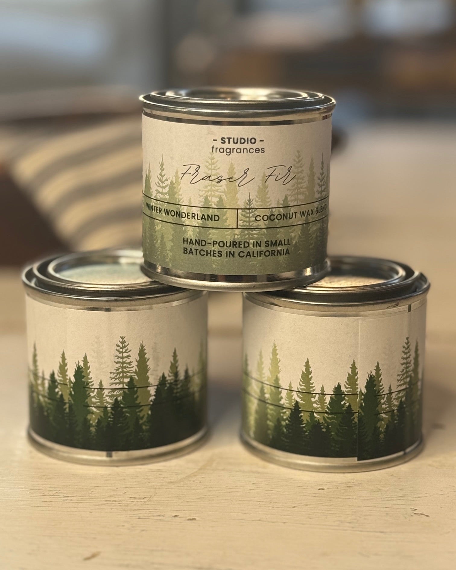 Studio Fragrance Mini Tin Candle – Fraser Fir
