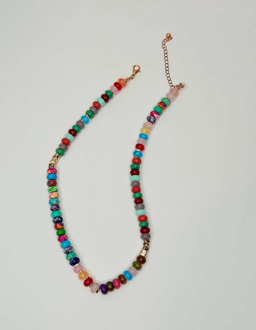 Rainbow Stone Necklace