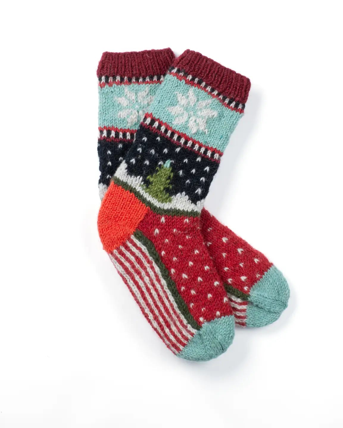 Noel Wool Holiday Socks