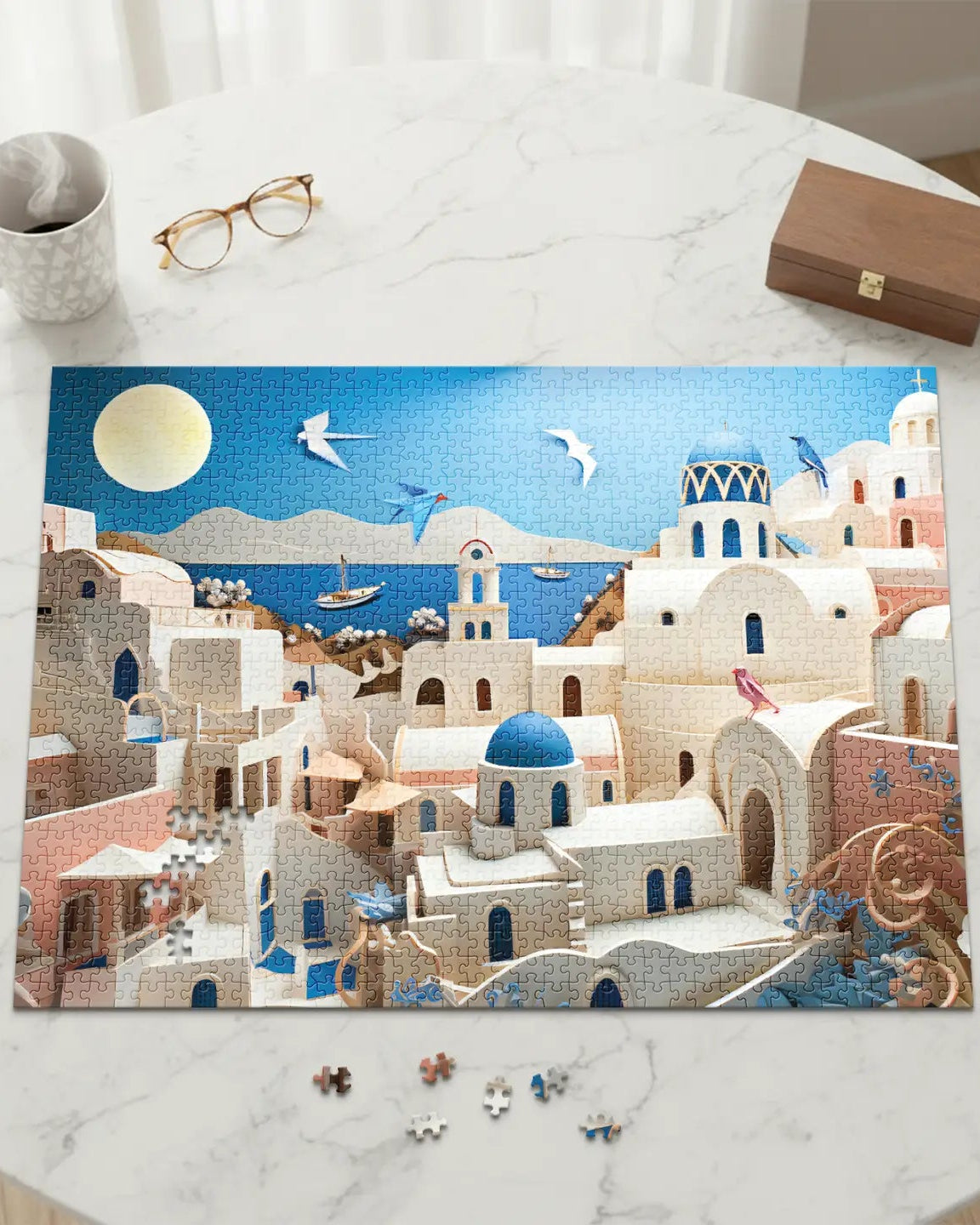 Santorini – 1000 - Piece Art Puzzle