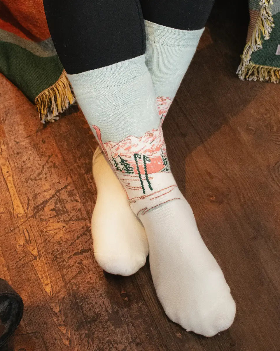 Moonlight Ski – Unisex Socks