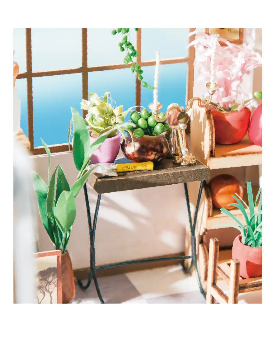 DIY Miniature House Kit – “Bloom & Blossom Flower Shop”